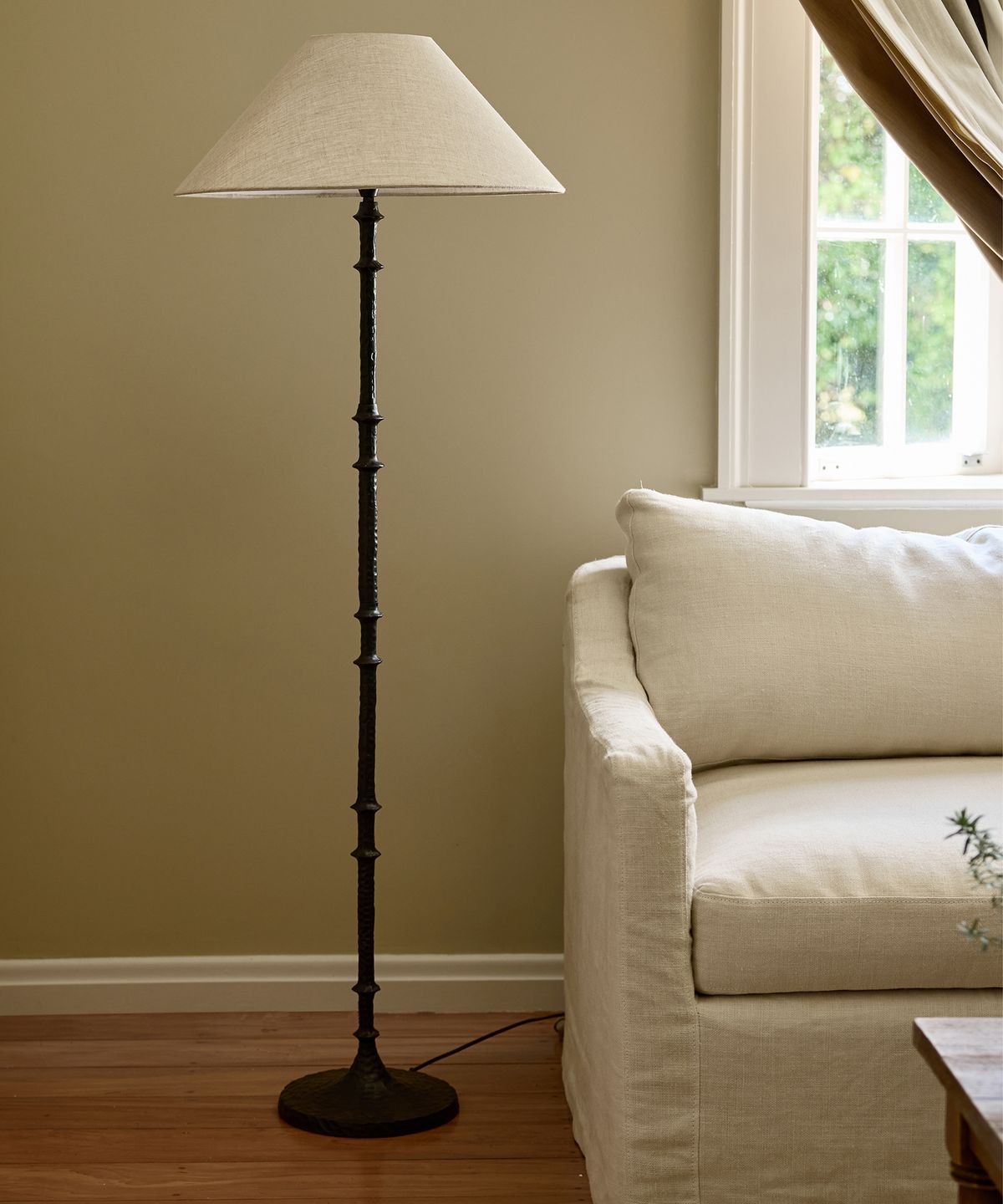 Hammered Floor Lamp Base
