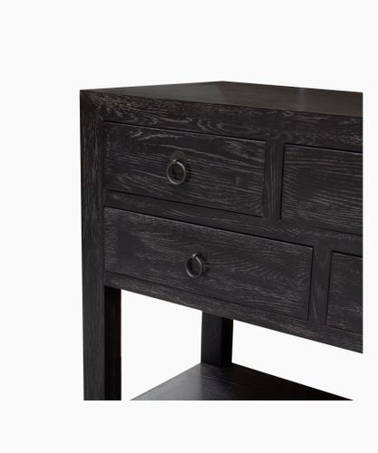 Miguel Sideboard 9 Drawers Black