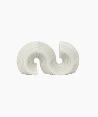 S-Curved Book End