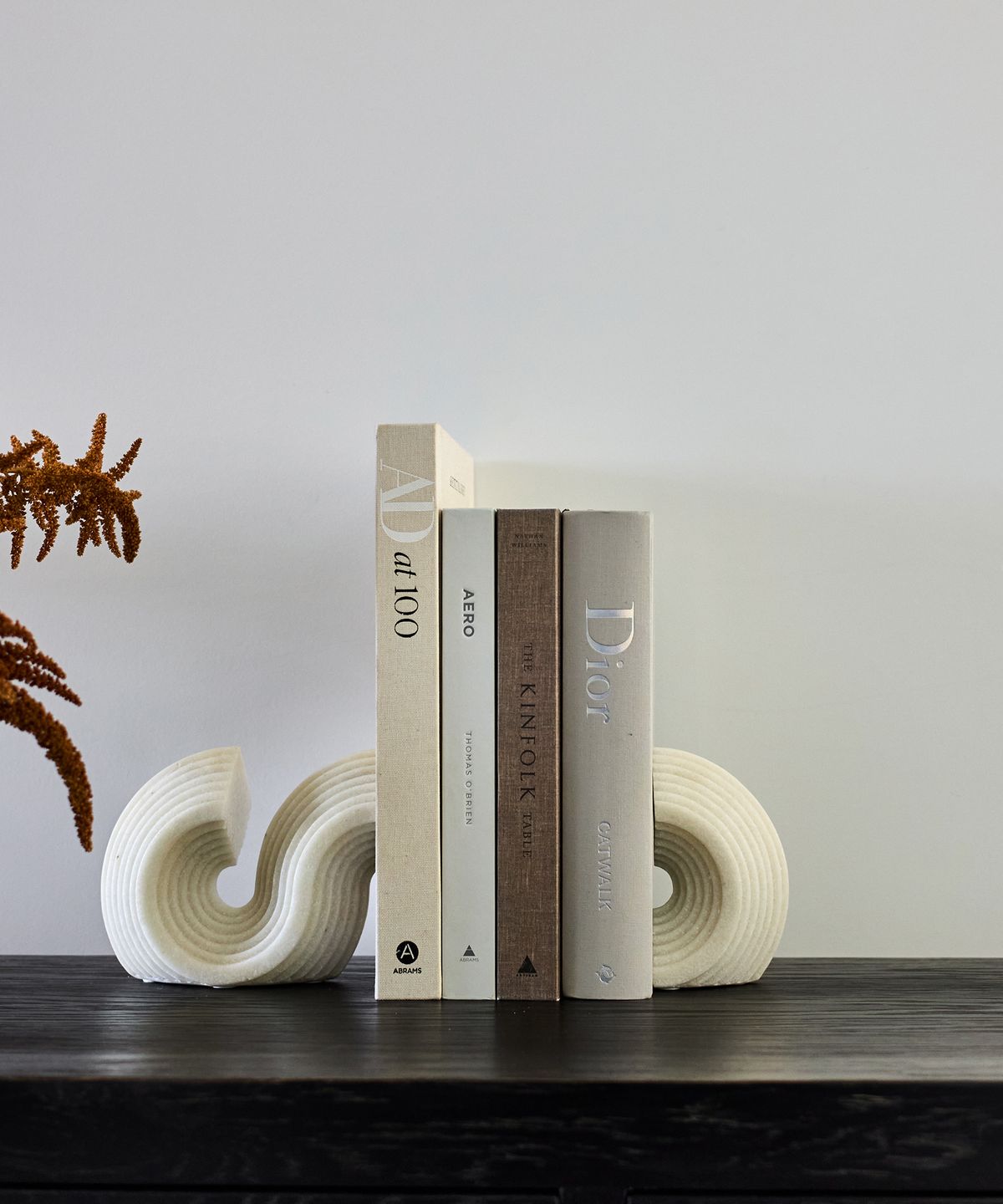 S-Curved Book End