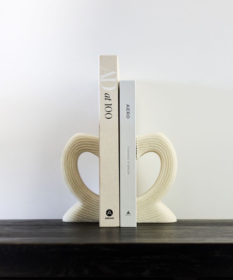 Heart Curved Book End
