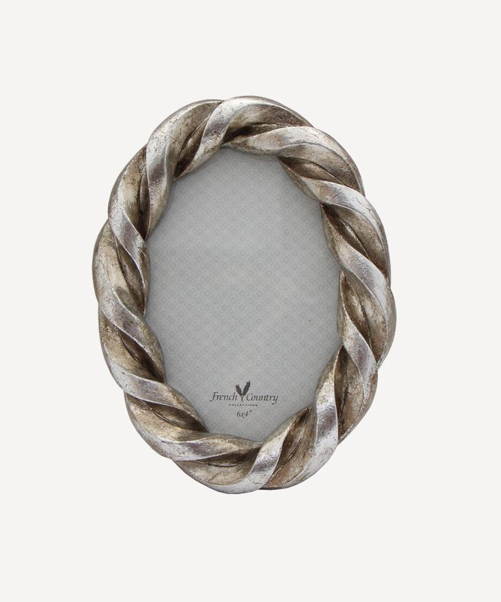 Rope Oval Frame 4x6" French Country Collections