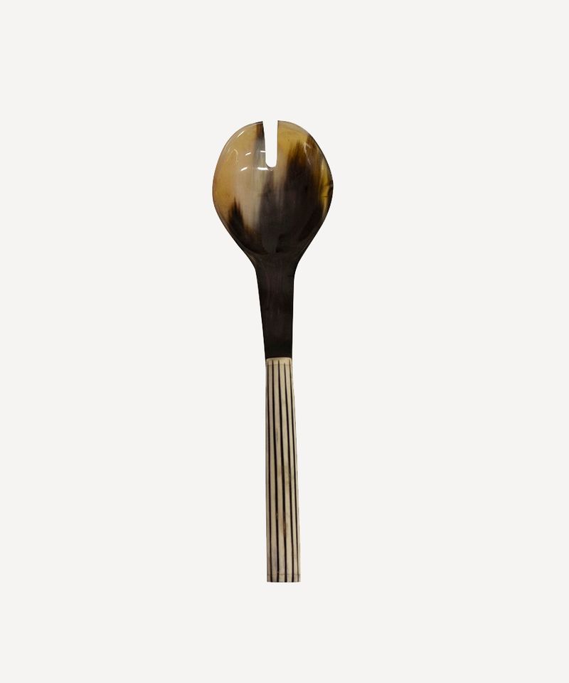 Black and White Serving Fork