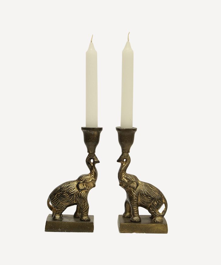 Elephant Candle Holder (2PC)