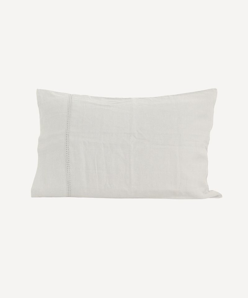 Emilie Linen Pillow Case Ecru  (2PC)
