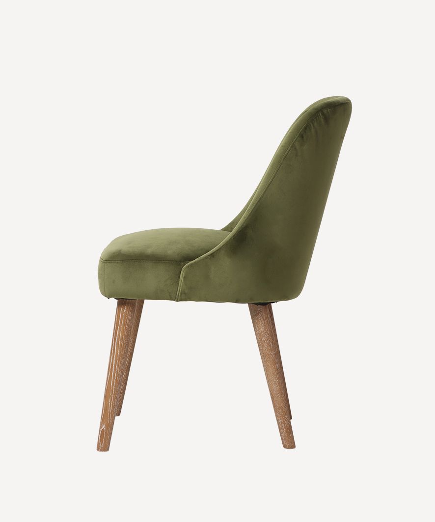 Wilthem Dining Chair Green Velvet