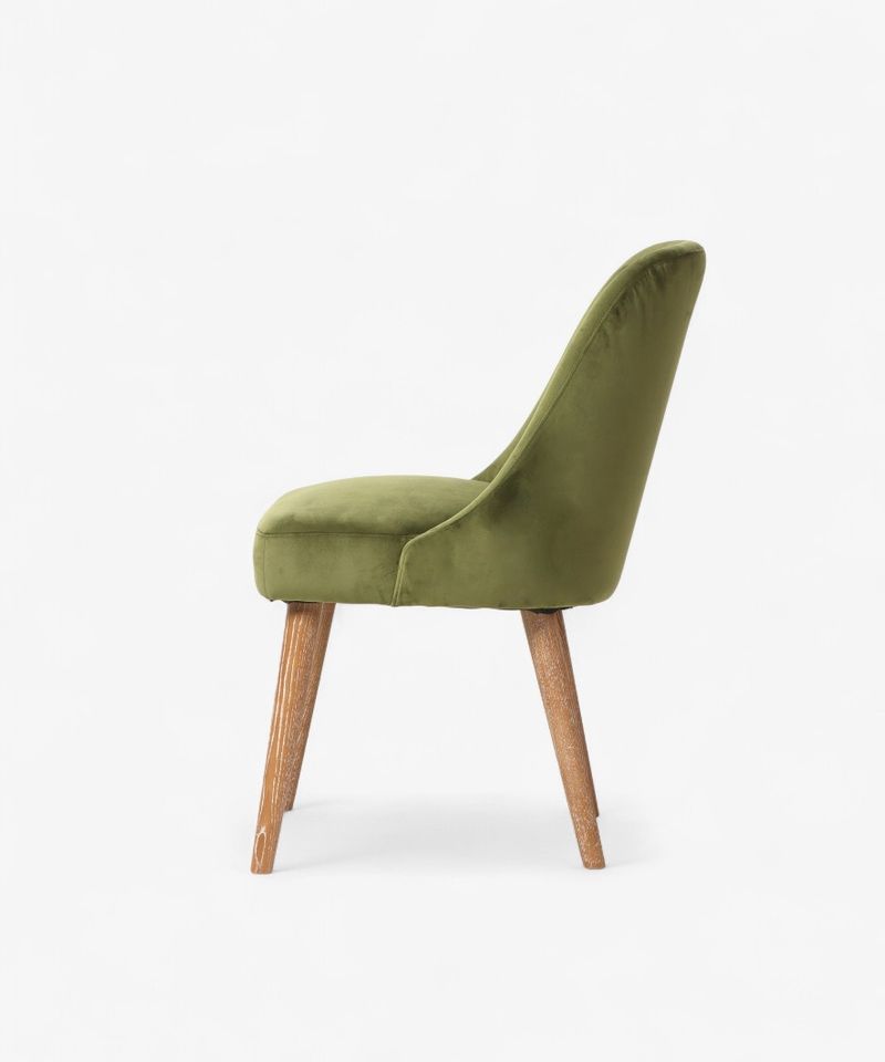 Wilthem Dining Chair Green Velvet