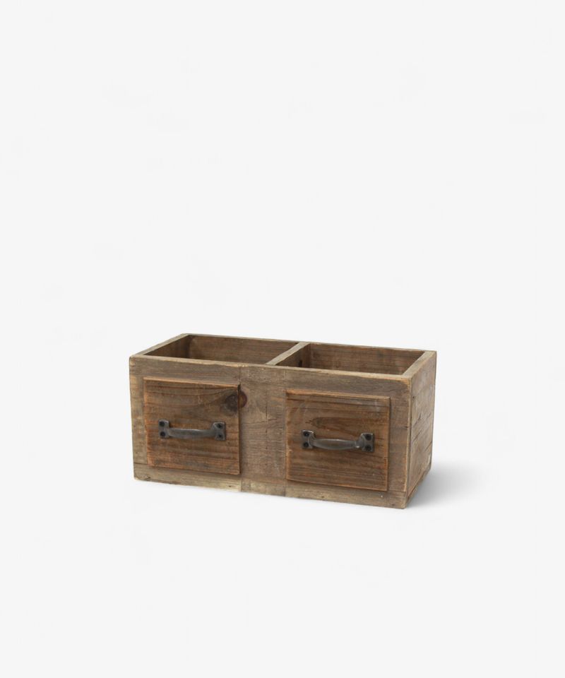 2 Part Organizer Faux Drawers