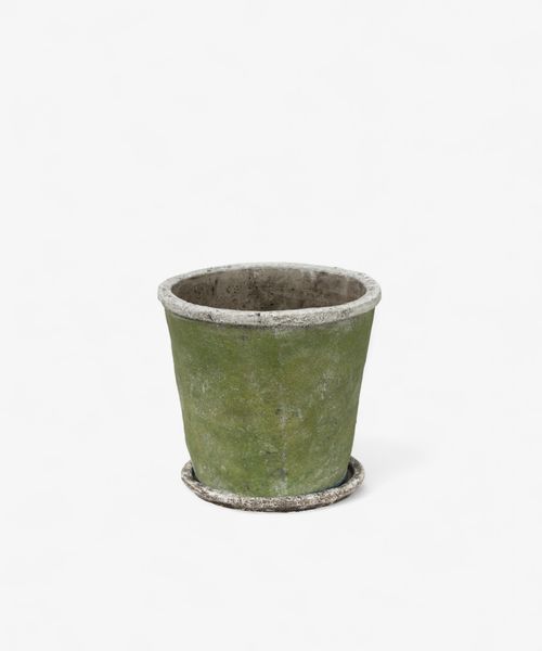 Evergreen Plant Pot & Saucer Medium