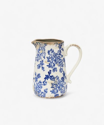 Blue Floral Jug