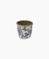 Blue Floral Herb Pot Small