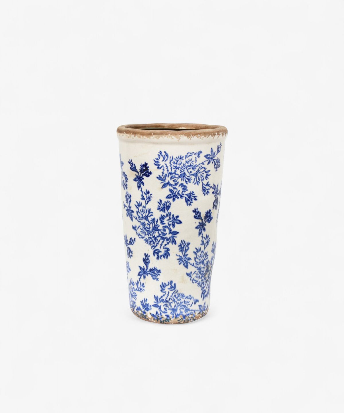 Blue Floral Vase