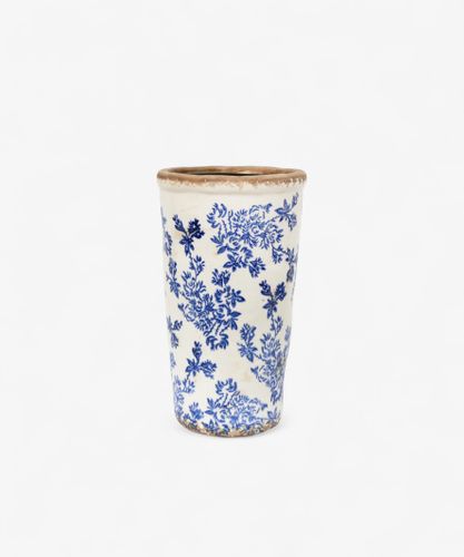 Blue Floral Vase