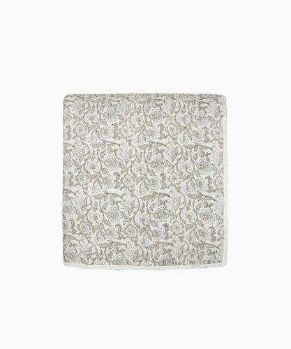 Athena Handblocked Natural Coverlet Small