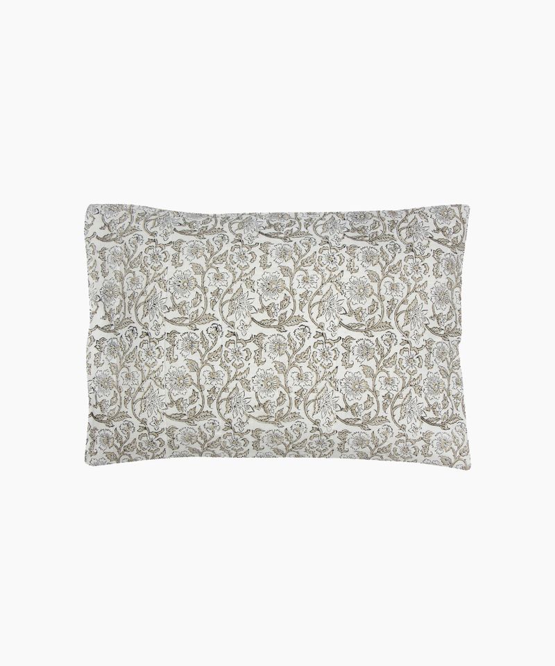 Athena Handblocked Natural Pillow Covers (2PC)