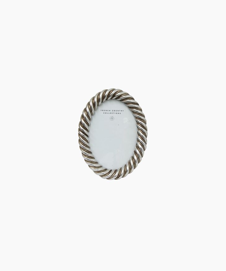 Rope Oval Photo Frame 4x6