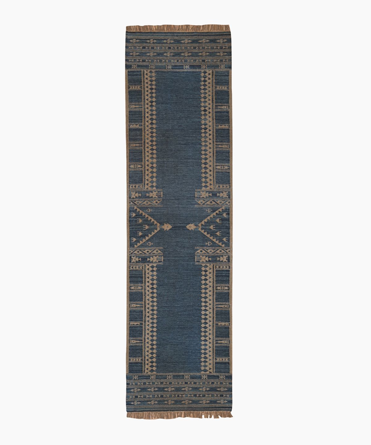 Sundara Motif Runner Blue Large