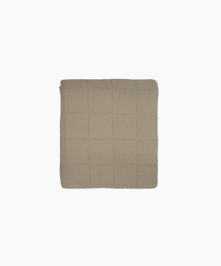 Freya Quilt Taupe Small