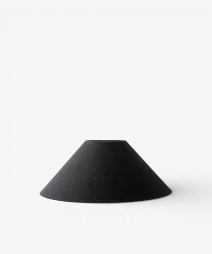 Coolie Linen Shade Black 50cm