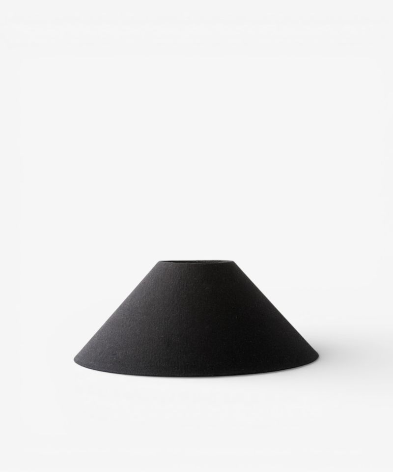 Coolie Linen Shade Black 50cm