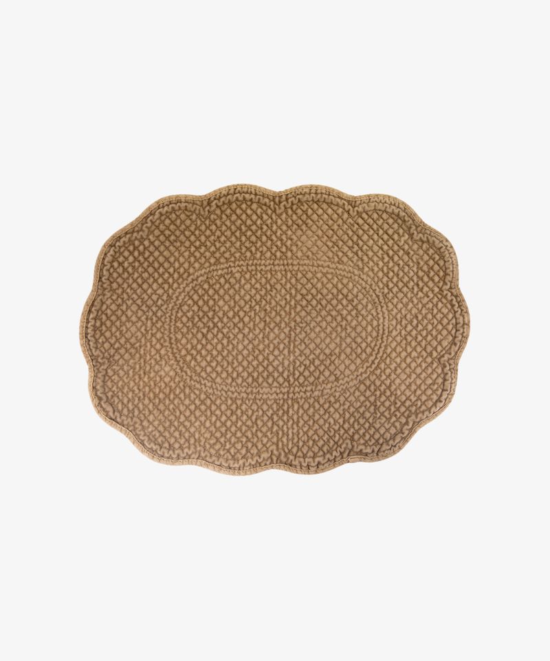 Rena Quilted Placemat Khaki