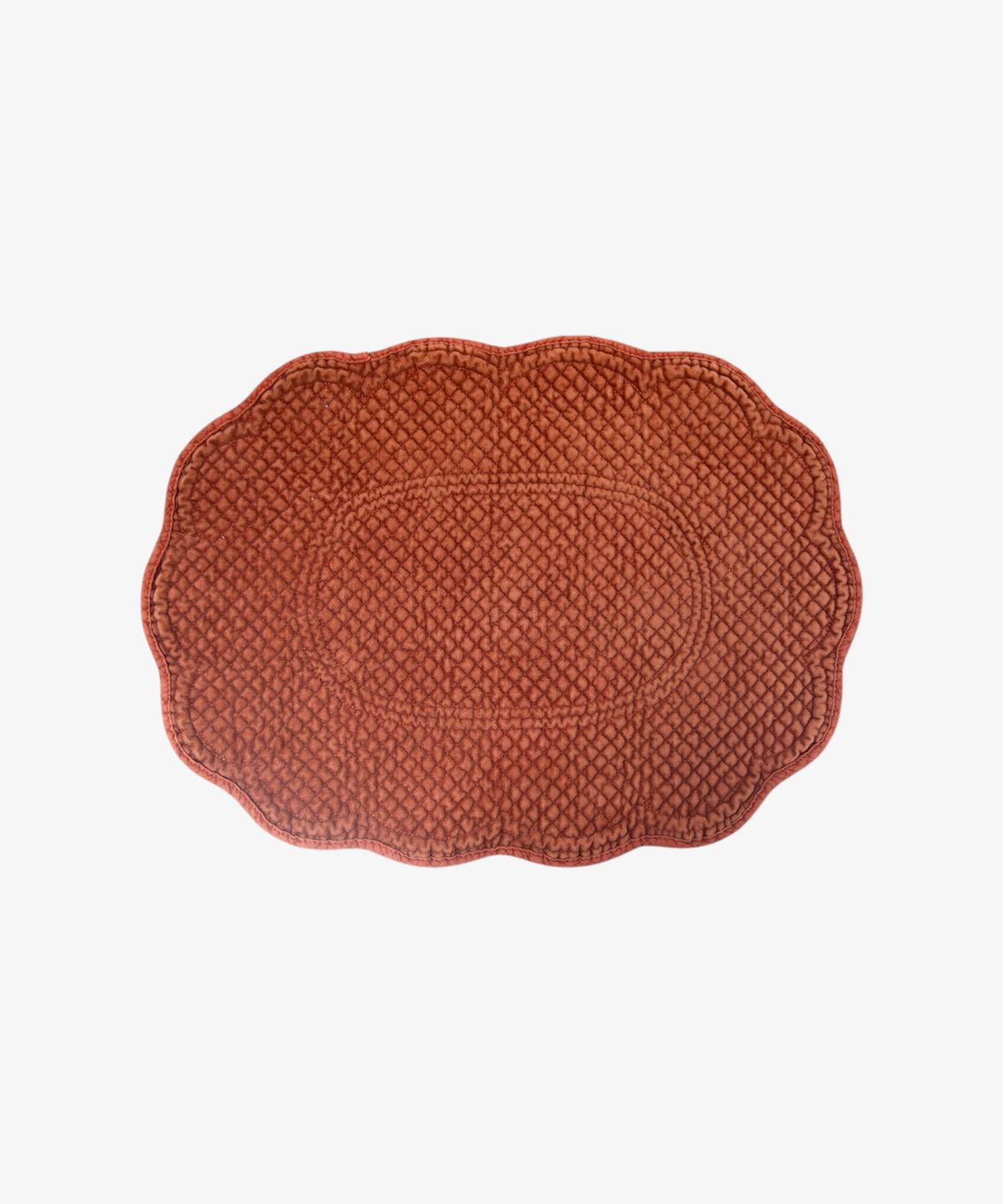 Rena Quilted Placemat Rust