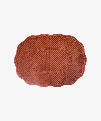 Rena Quilted Placemat Rust