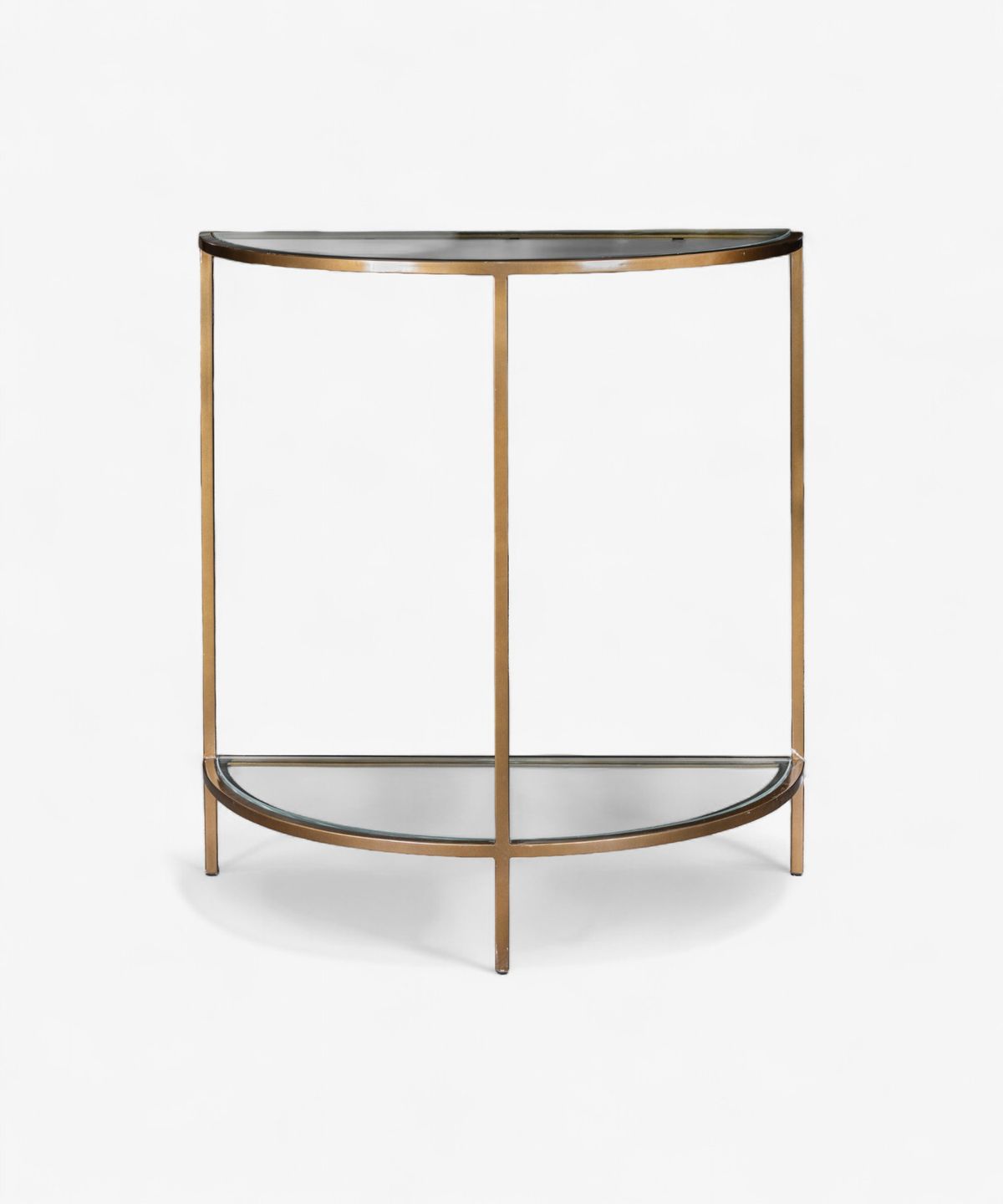 Freddy Iron and Glass Console Table