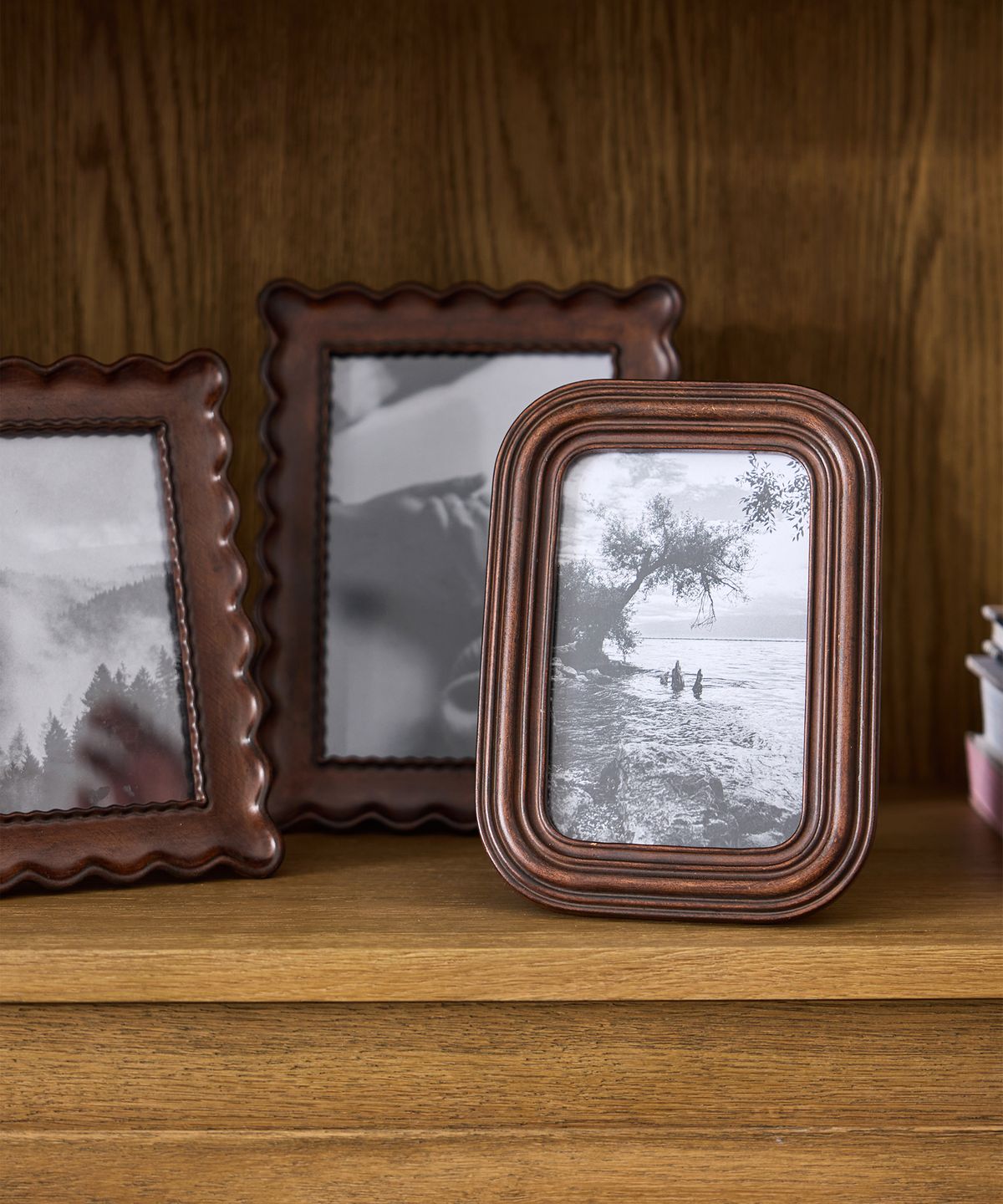 Chestnut Ribbed Photoframe 4x6