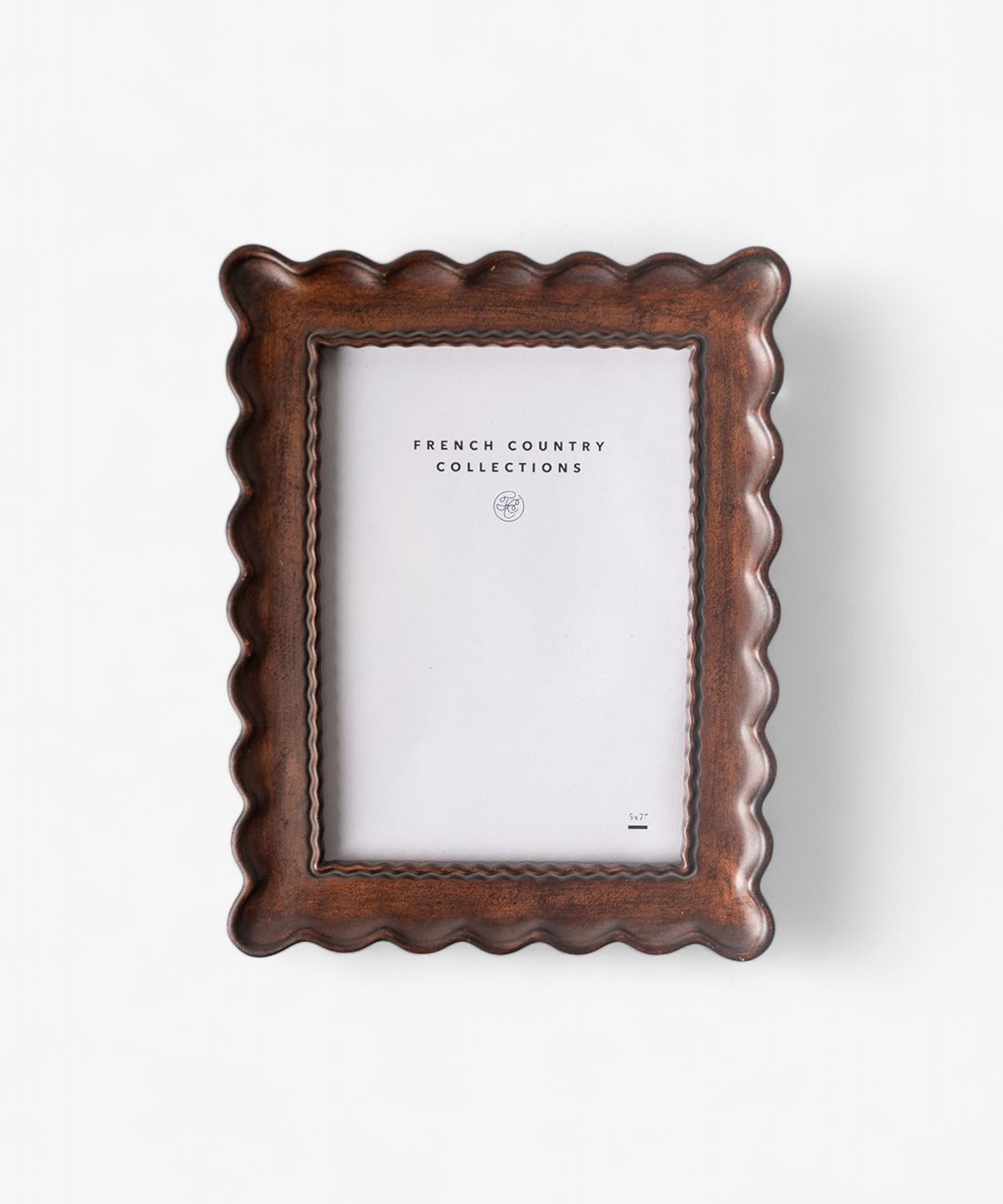 Chestnut Wavy Photoframe 5x7
