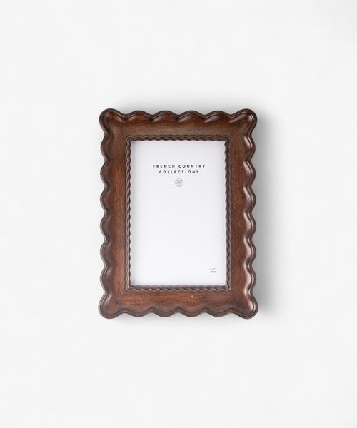 Chestnut Wavy Photoframe 4x6