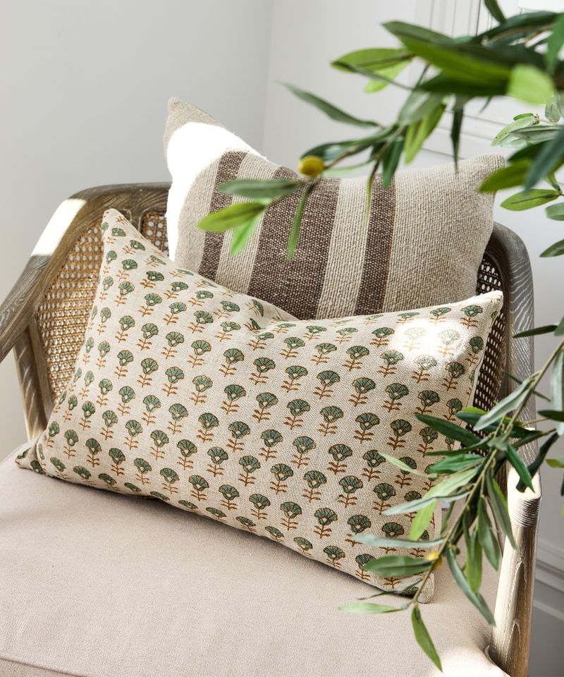 Iyla Handblocked Cushion Cover