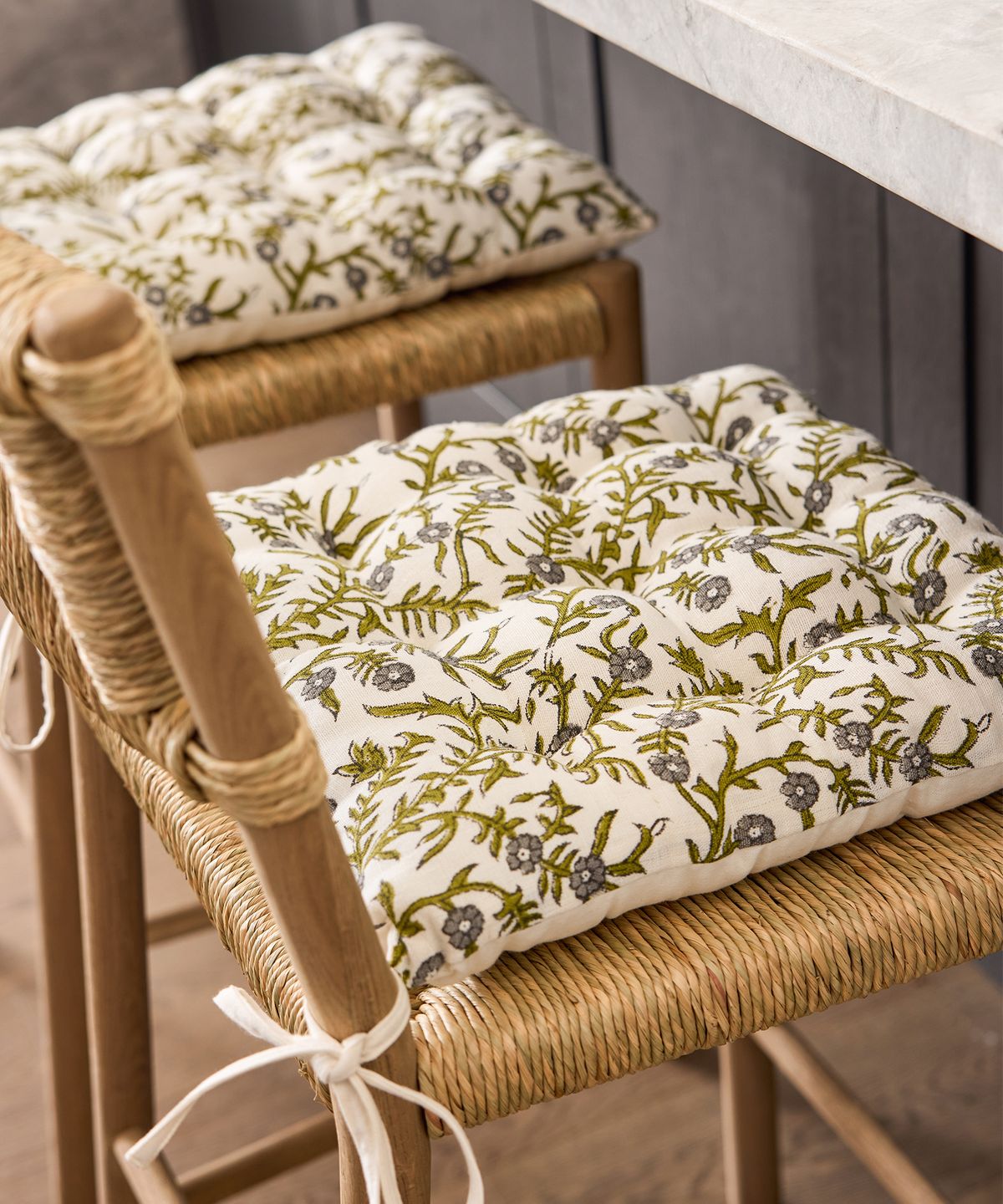 Lillie Handblocked Chair Squab