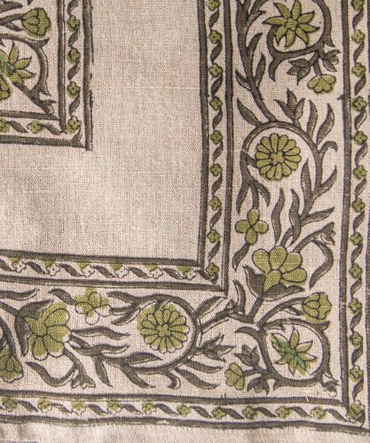 Vittoria Handblocked Tablecloth Small