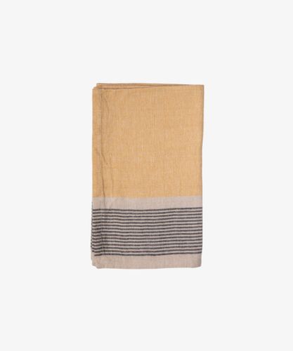 Striped Sides Curry Teatowel