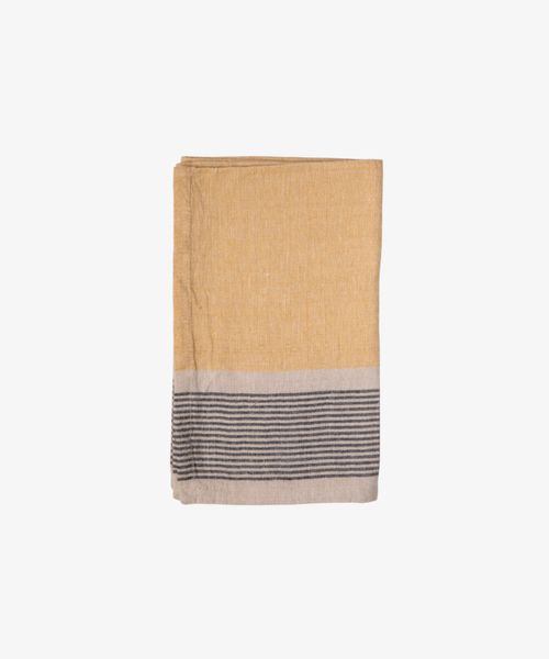 Striped Sides Curry Teatowel