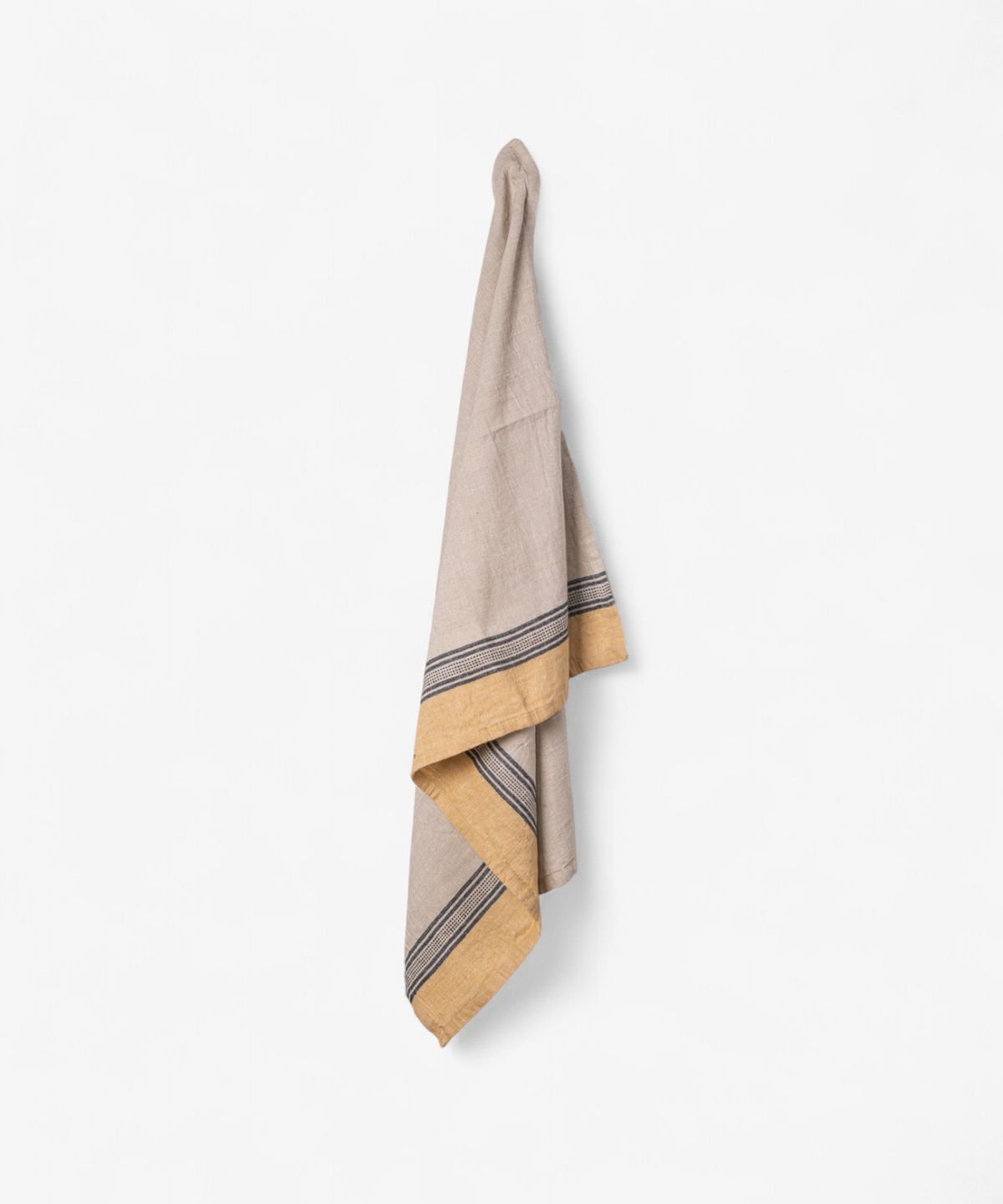 Woven Ribbon Curry Teatowel