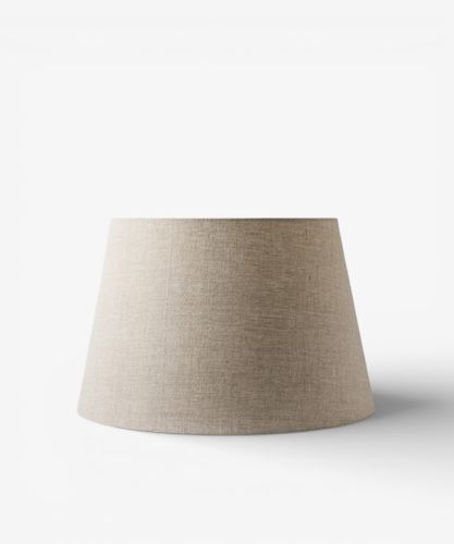 Tapered Drum Linen Shade Natural 50cm