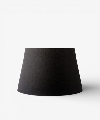 Tapered Drum Linen Shade Black 50cm