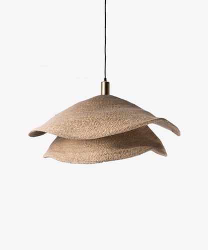 Santiago Seagrass Layered Pendant 90cm