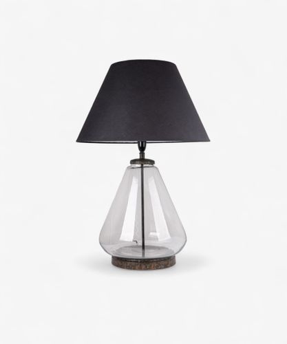 Tear Shape Glass Lampbase