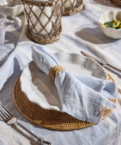 Linen Napkin Pale Blue