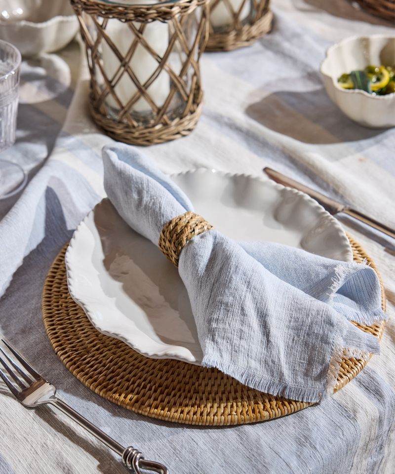 Linen Napkin Pale Blue