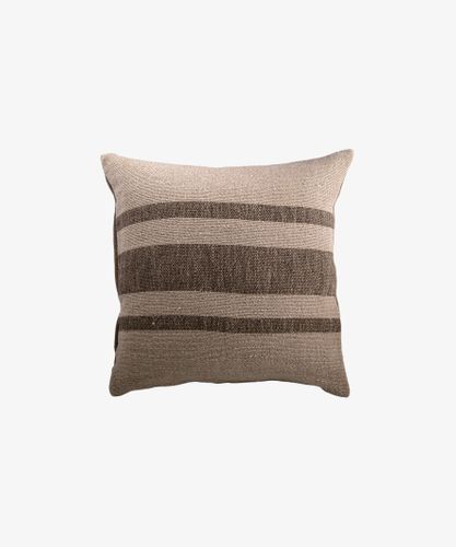 Heavy Linen Stripe Cushion Cover Olive