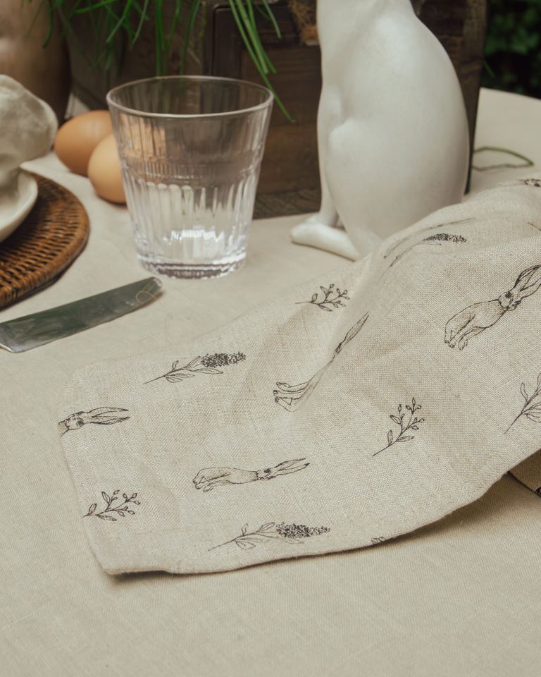 Harold Petite Linen Tea Towel