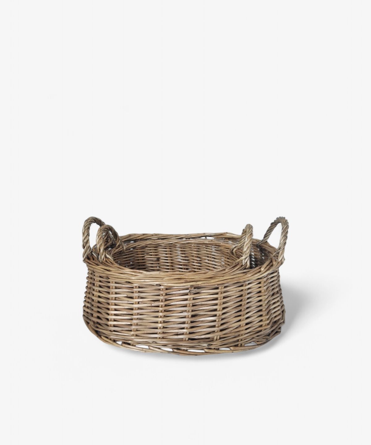 Set 2 Riviera Woven Low Baskets