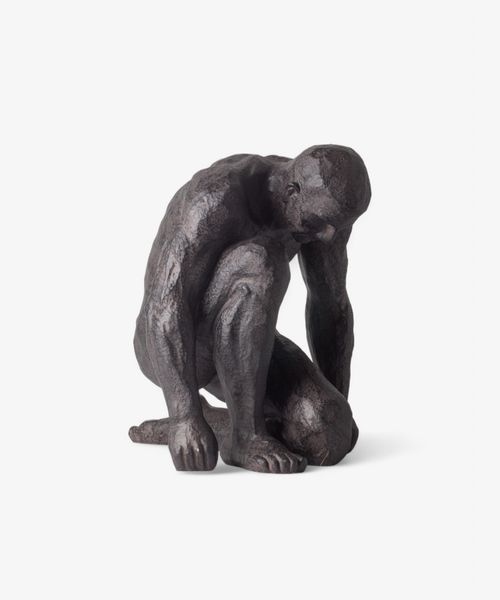 Migual Crouching Sculpture
