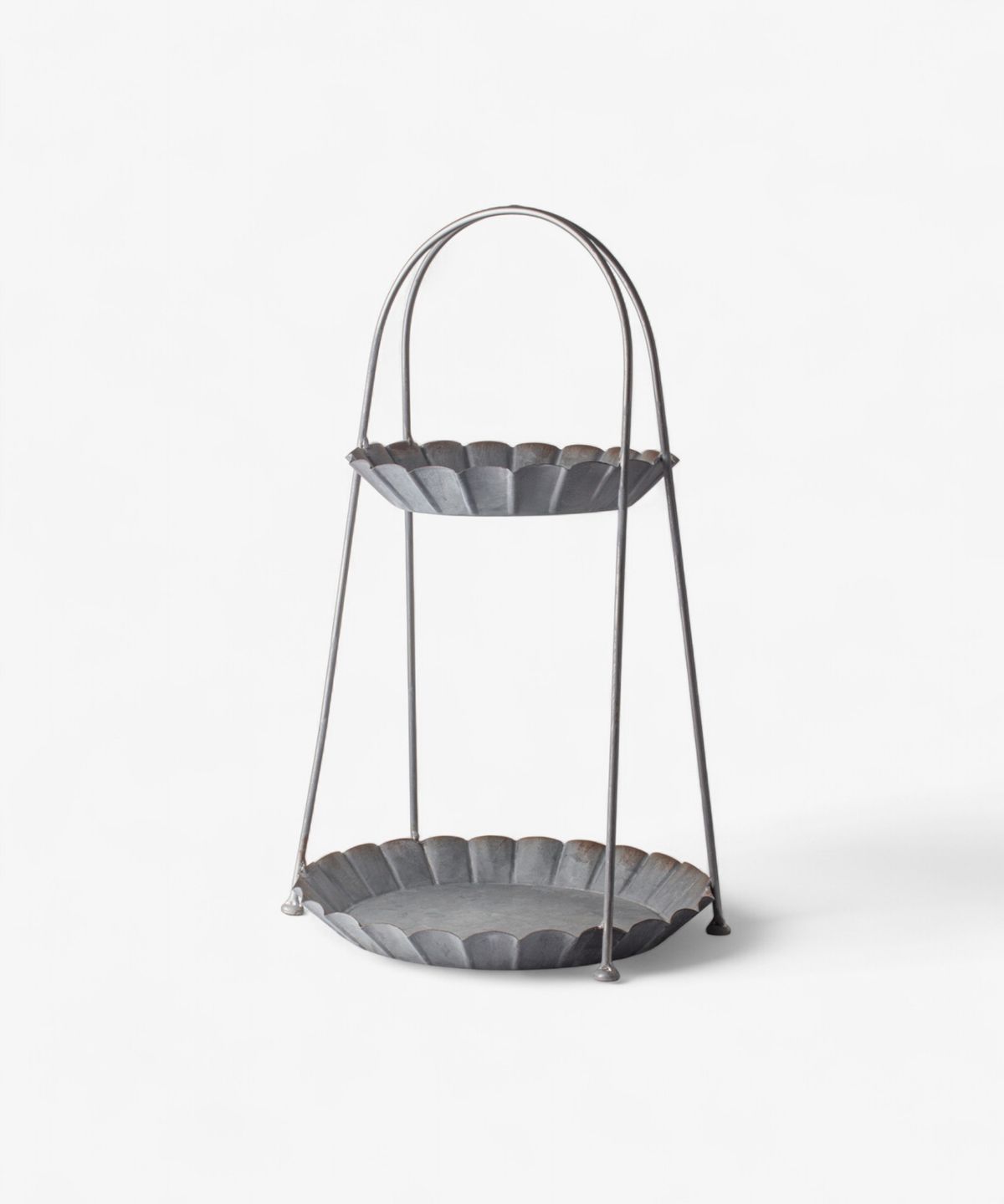 Fluted 2 Tier Sweets Tray