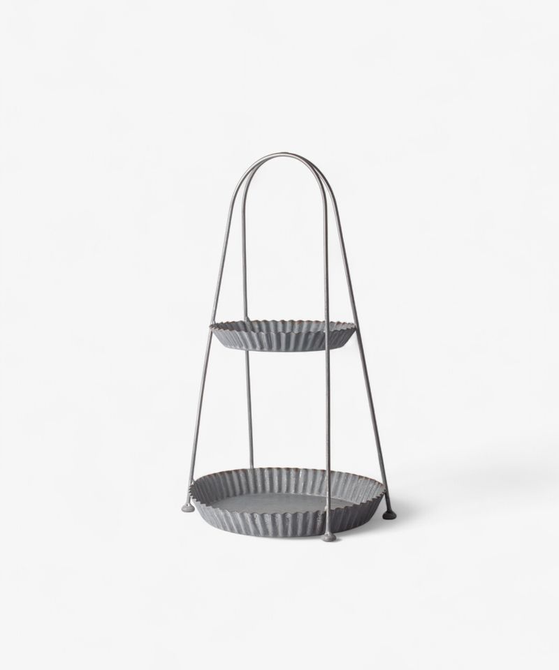 Ripple Mini 2 Tier Sweets Tray