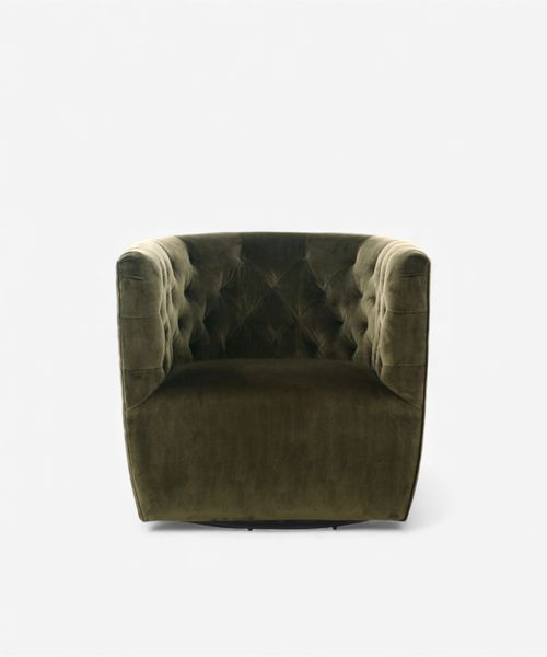 Ellis Swivel Chair Olive